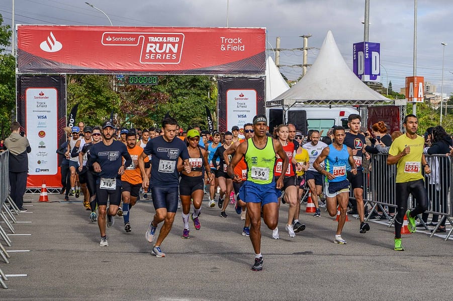São Caetano recebe a corrida Santander Track&Field Run